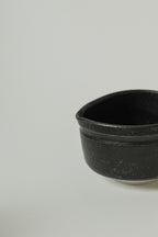 Chawan with spout (Black)